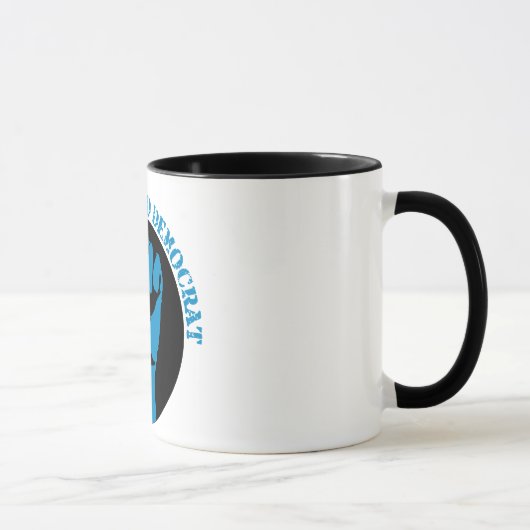 Mug démocrate de sang bleu. (Droite)