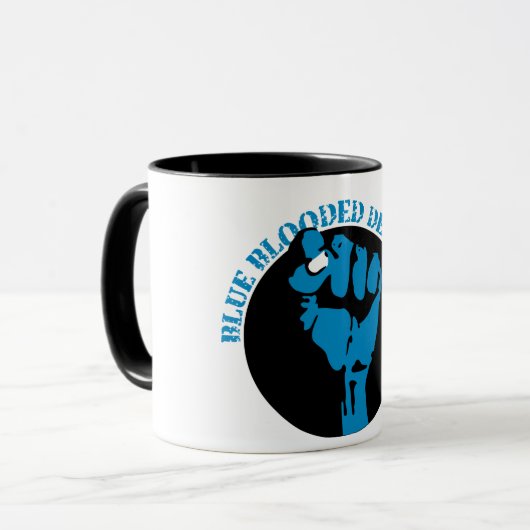 Mug démocrate de sang bleu. (Devant gauche)