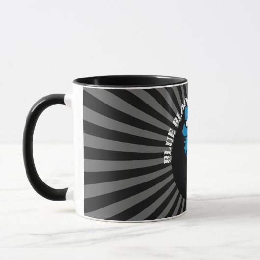 Mug démocrate de sang bleu. (Gauche)
