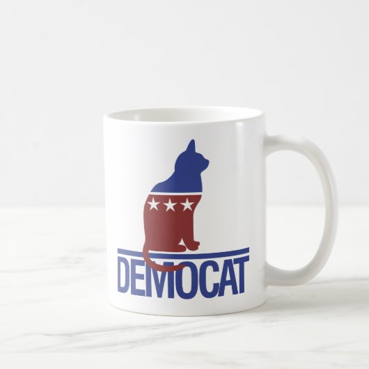 Mug Démocrate drôle (Droite)