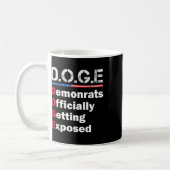 Mug Démocrate Officiellement Exposé (Gauche)