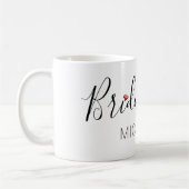 Mug Demoiselle d'honneur avec nom (Gauche)