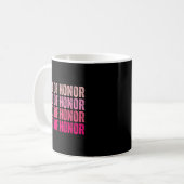 Mug Demoiselle d'Honneur Bride Squad Je Fais Équipe Ro (Devant gauche)