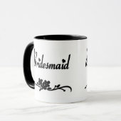 Mug Demoiselle d'honneur classique (Devant gauche)