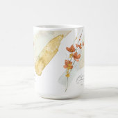 Mug Demoiselle d'honneur de mariage aux fleurs sauvage (Centre)