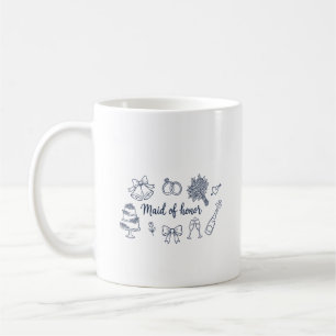 Mug Demoiselle d'honneur Demoiselle d'honneur Mariage 