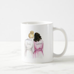 Mug Demoiselle d'honneur ? Domestique bouclée de petit