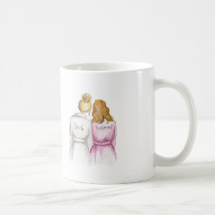 Mug Demoiselle d'honneur ? Domestique foncée de Bob de