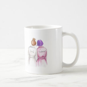 Mug Demoiselle d'honneur ? Domestique pourpre de Bob