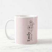 Mug Demoiselle d'honneur Fleur de naissance Primrose F (Gauche)