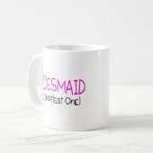 Mug Demoiselle d'honneur la plus courte (Devant gauche)