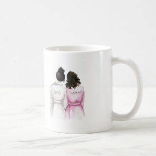 Mug Demoiselle d'honneur ? Le Br noir du DK de jeune