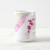 Mug Demoiselle d'honneur mariage champêtre Fuchsia ID9 (Centre)