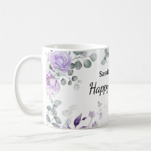 Mug Demoiselle d'Honneur Nom Personnalisé Design F