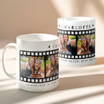 Mug Demoiselle d'honneur Photo Cortège de mariage<br><div class="desc">Cette chic Demoiselle d'honneur Photo Cortège de mariage Tasse à café est le cadeau idéal pour votre demoiselle d'honneur, avec un collage de photos en noir et blanc élégant. Avec une typographie moderne, cette tasse fait un cadeau de demoiselle d'honneur ou une demande en mariage attentionné, capturant les souvenirs de...</div>