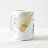 Mug Demoiselle d'honneur pour mariage champêtre ID954 (Devant gauche)