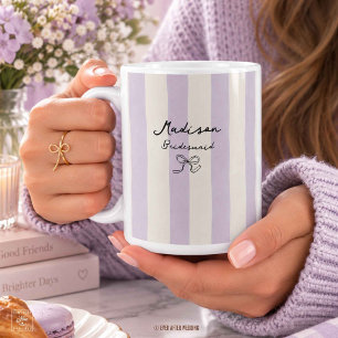 Mug Demoiselle d'honneur Témoin Cadeau de cortège de m