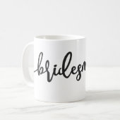 Mug Demoiselles d'honneur élégantes - Calligraphie de  (Devant gauche)