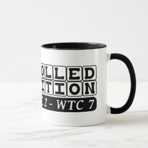 Mug Démolition contrôlée complexe WTC travail interne
