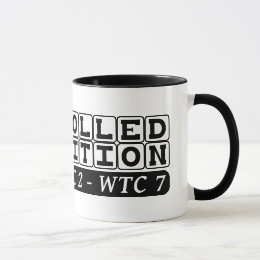 Mug Démolition contrôlée complexe WTC travail interne (Droite)
