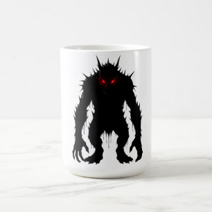 Mug Démon de l'ombre Monstre Yeux rouges Horreur cadea
