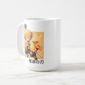 Mug démon slayers zenitsu mignon (Devant gauche)