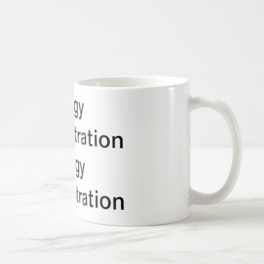 Mug démonstration saggy (Droite)