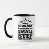 Mug DeMotivational : Chaque Voyage Commence Par Un Pet (Gauche)