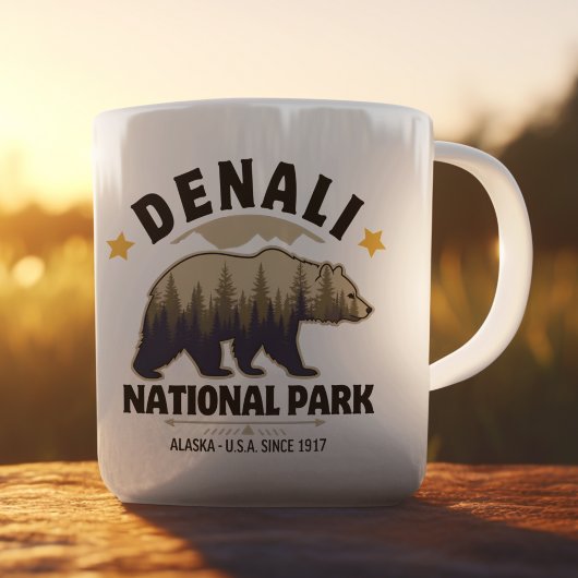Mug Denali National Park: Untamed Alaskan Forests