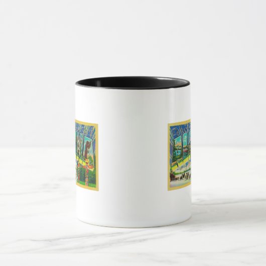 Mug Denali Nat'l Park, Alaska - Grandes Lettres (Centre)