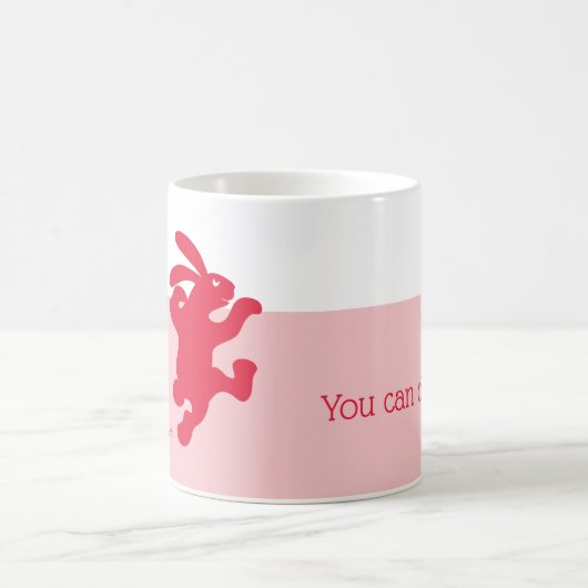 Mug d'encouragement du lapin rouge (Centre)