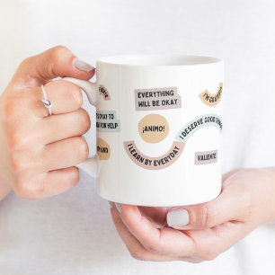 Mug d'encouragement Sip Confiance et la positivité