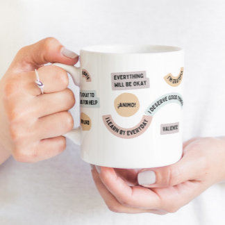 Mug d'encouragement Sip Confiance et la positivité