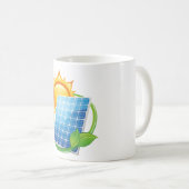 Mug d'énergie solaire (Devant droit)