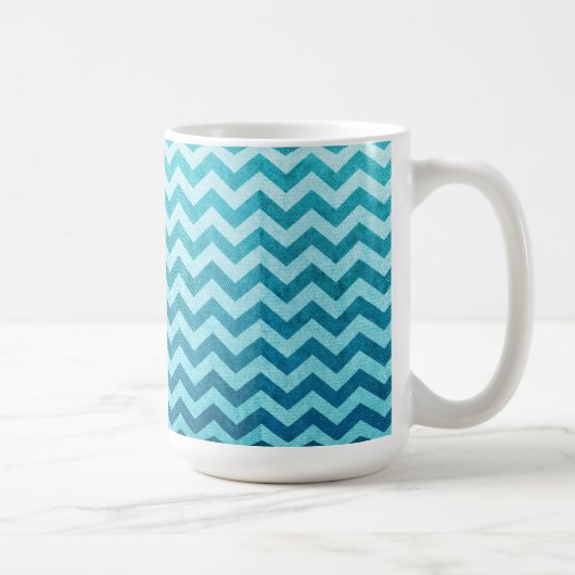Mug Denim Chevron par Shirley Taylor (Droite)
