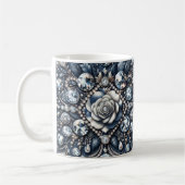 Mug Denim & Diamonds Glam Bling Rose Jewels (Gauche)