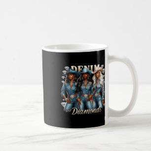 Mug Denim Et Diamants Africains Melanin Swag Cowgirls