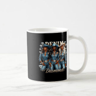 Mug Denim Et Diamants Africains Melanin Swag Cowgirls