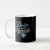 Mug Denim Et Diamonds Mode tendance (Gauche)
