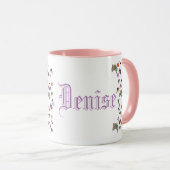 Mug Denise, Nom Logo Avec Australian Wildlife, (Devant droit)