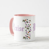 Mug Denise, Nom Logo Avec Australian Wildlife, (Devant gauche)