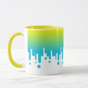 Mug Dénivelé jaune et vert