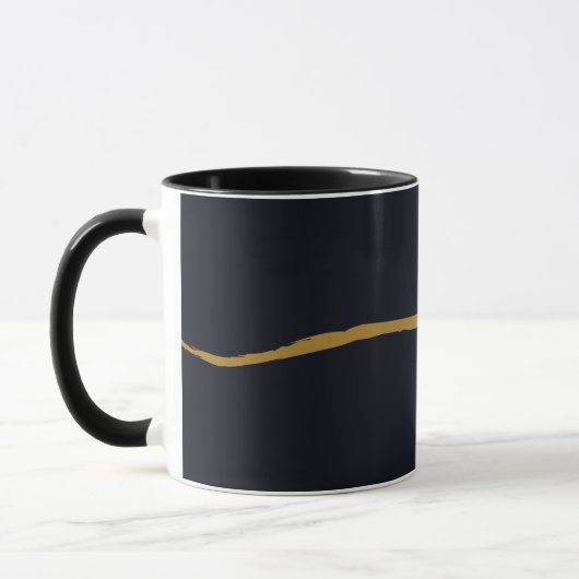 Mug Dénomination de la Musique Noire et Dorée (Gauche)