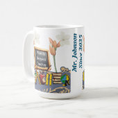 Mug d'enseignant le plus Okayest - Funny Coffee Cu (Devant gauche)