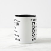 Mug d'enseignant sur mesure amusant (Centre)