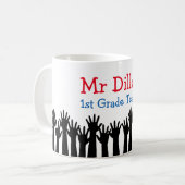 Mug d'enseignants personnalisés (Devant gauche)