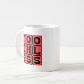 Mug Dent cassée, Action sans aucune mordant (Devant gauche)