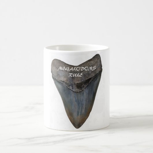 Mug Dent de requin de Megalodon (Centre)
