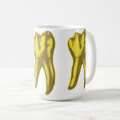 Mug Dent en or (Devant droit)