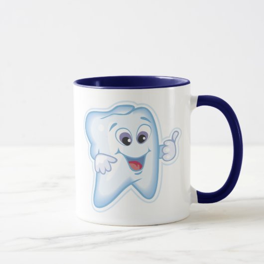 Mug Dent heureuse saine (Droite)